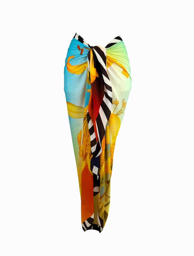 Yellow Lilies Sarong