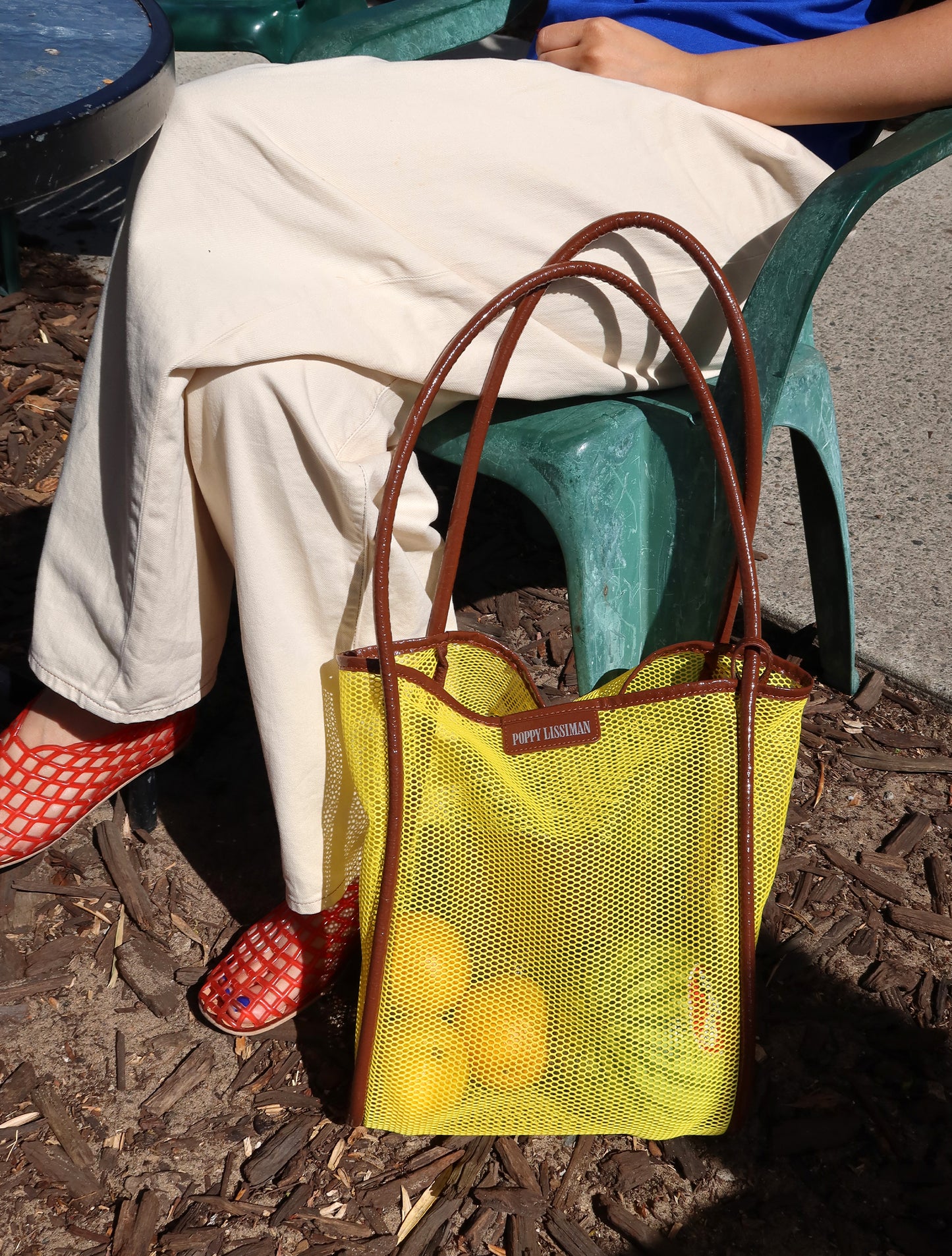 Nana Net Tote - Banana/Choc