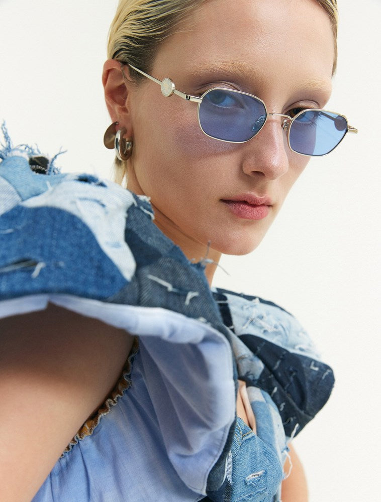Mattie - Silver / Blue