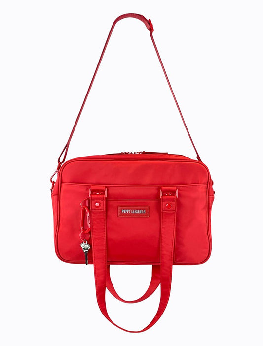 Koko Laptop Bag - Cherry / Smog