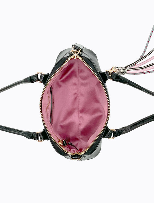 Fellini Bag - Black Patent