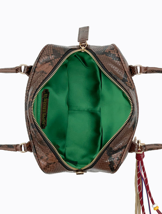 Le Tid Mini Trunk Bag - Tan