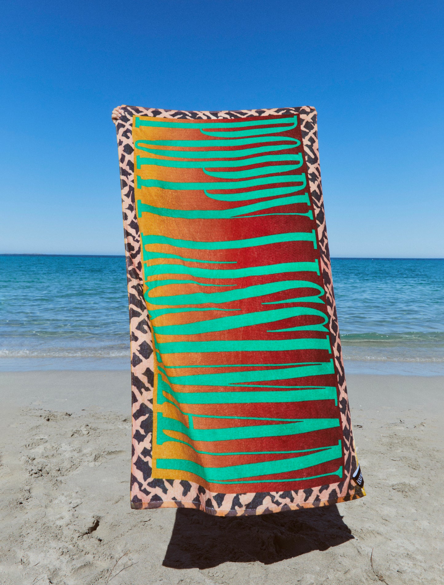 Sunset Velour Towel