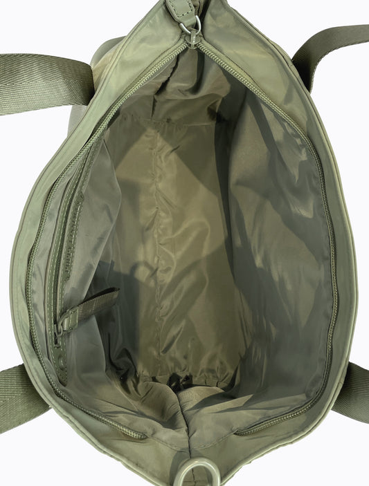 Skutty Flap Tote - Army Green