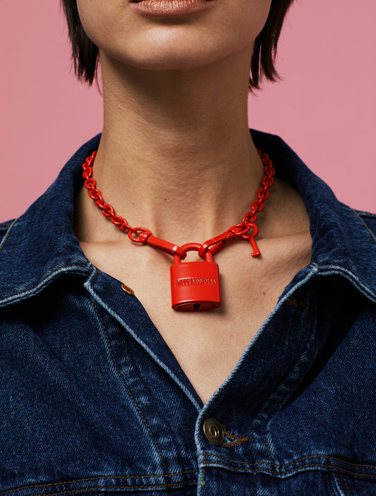 Lockdown Necklace - Cherry