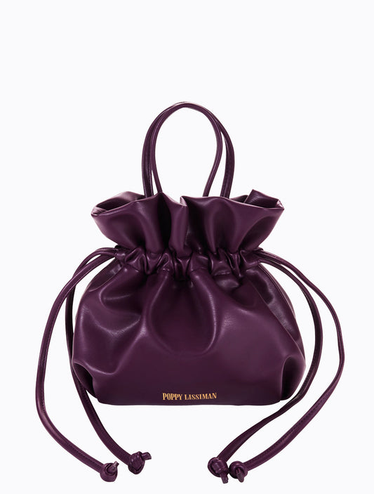 Denny Drawstring Bag - Aubergine