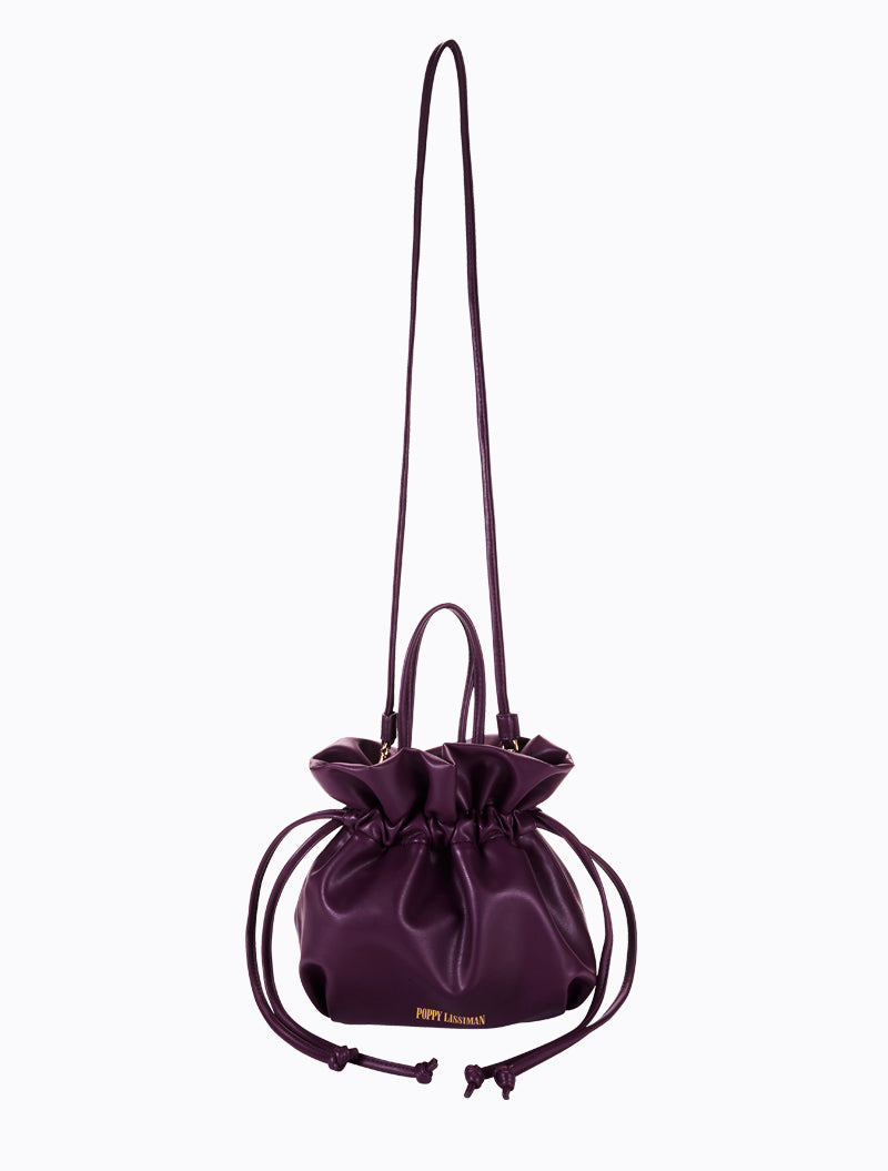 Denny Drawstring Bag - Aubergine