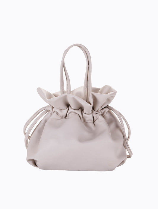 Denny Drawstring Bag - Blanc